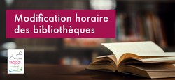 Bibliothèques de Trooz : horaire pendant les vacances de la Toussaint